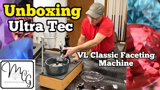 Gemstone Cutting: Unboxing & Set Up Ultra Tec VL Classic Faceting Machine #gemstone #ultratec #rock