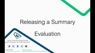 7.2 PD - releasing summary evaluations