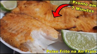 Peixe Frito na Air Fryer Pronto em 7 Minutos