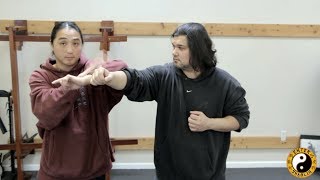 Wing Chun Mook Yan Jong - Complex Training Technique (Wooden Dummy Drill)