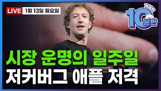 [개장전 10분만-1월13일] 미국장 개장전 알아야 할 5가지 + 특징주 및 주요 뉴스