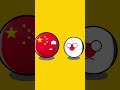 China provokes Japan and the end result  #countryballs #japan#America#Southeast Asia #ww2