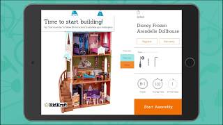 Disney® Frozen Arendelle Palace Dollhouse Toy assembly video by KidKraft