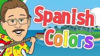 The Colors in Spanish | Jack Hartmann Colors Song | Colores | Spanish and Englis