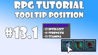 #13.1 Unity RPG Tutorial - Tooltip position