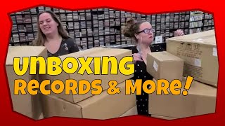 Unboxing Brand New Vinyl Records in the Record Store & More
