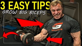 3 Easy Tips for Monster Biceps (TRY THEM NOW)