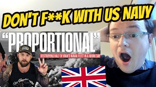 British Guy Reacts to 'AMERICA OBLITERATES HALF OF IRAN'S NAVY In 8 Hours' - 'F**k around, find out'