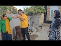 A man with two women among dangerous family parrots