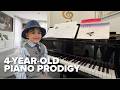 4-year-old piano prodigy invited to perform at Carnegie Hall, among youngest invited to play there!