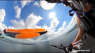 Newbie Paramotor Pilot goes to SIV course - Throwing the reserve!