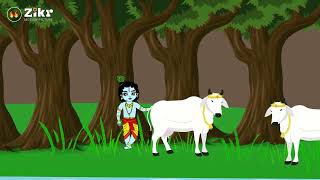 Cows with Lord Krishna | 2D Animation