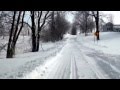 2012 smart car in the snow. New snow tires.