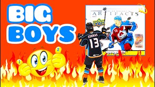 BIG BOYS!! 2021-22 Upper Deck Artifacts Hockey Hobby Box Break #1 | 2022