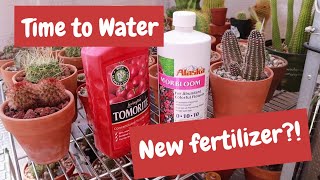 VLOG #14: Watering Cactus / Trying a new Fertilizer
