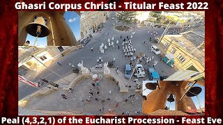 Mota tal-Purċissjoni Solenni (2022 - 4,3,2,1) - Għasri Corpus Christi - Festa Titulari - 4 Qniepen