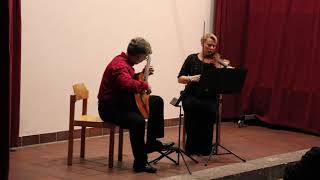 Niccolò Paganini: "Romance" for Guitar and Violin (from Grand Sonata) played by Duo Crescendo