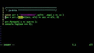 js using the methods split, map, and reduce