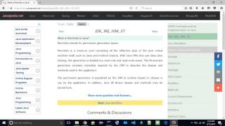 What is PermGen in Java? | javapedia.net