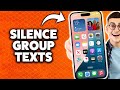 How To Silence Or Mute Group Text On iPhone 2026 (Step-By-Step Tutorial)