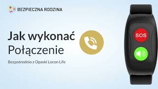 Locon Life - Jak wykonać połączenie głosowe bezpośrednio z Opaski?