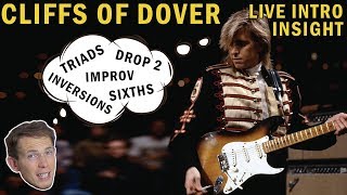 How ERIC JOHNSON Uses SPREAD VOICED TRIADS in Cliffs Of Dover | Guitar Lesson