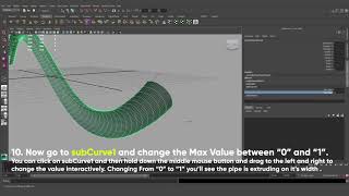 Maya Tutorial: How to Animate Extrude Along a Curve