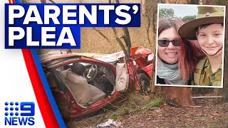 Parent’s emotional plea after horror Victoria crash that took the lives of four | 9 News Australia
