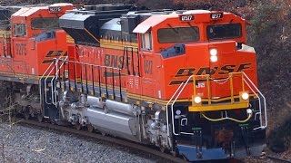 🎃🎃 Brand New BNSF SD70ACe-P4 Leading An SD70ACe On CSX