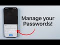 How To Manage All Your Passwords on iPhone!!