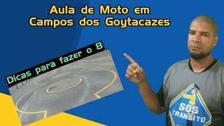 Aprendendo a andar de moto. Dicas para fazer o Oito ( 8 )