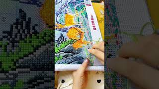 cross stitch 看見這種畫面好溫馨 十字繡  創作靈感  蒙娜麗莎十字繡  十字繡愛好