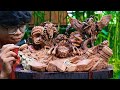 One Piece: Luffy vs Gorosei - The Five Elders Wood Carving ASMR - Extremely ingenious Skill [ワンピース]