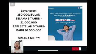 Bayar 3i Network CAR 5 tahun 21juta kok setelah lunas hanya 16 juta saja. Kok bisa!