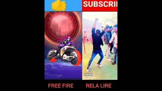 Free fire cobra  bundle emot vs free fire real life emot cobra group dance #freefire #shorts #short