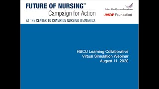HBCU Learning Collaborative: Virtual Simulation