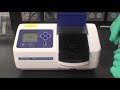 spectrophotometer demonstration