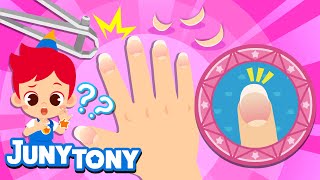 Why Do Our Nails Grow? | Fingernails Keep Growing | My Body Song | Curious Songs for Kids | JunyTony