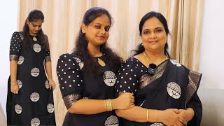 Mom \u0026 Daughter ஒரே போல இருக்கணுமா Function பார்ட்டி கூட கட்டிட்டு போகலாம் அவளோ அழகு