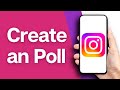 How to Create an Instagram Poll | Make a poll on Instagram Reel (2024)