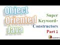 52 Java Super Keyword Calling Superclass Constructors Part 1 |