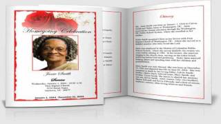 Funeral Program Templates by Elegant Memorials