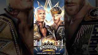 Wwe King Queen Of The Ring 30 May 2024 Wwe 5 29 2024 Cody Rhodes Vs ...