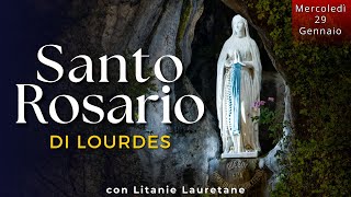 Il Santo Rosario di Lourdes, Oggi Mercoledì 29 Gennaio 2025 - Misteri della Glori