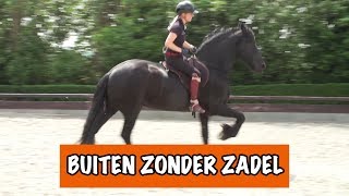 Buiten rijden zonder zadel? | PaardenpraatTV