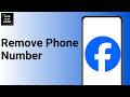 How To Remove Phone Number From Facebook Without WhatsApp Code ?