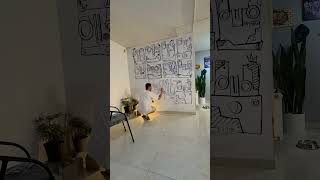 16 Character on 2m Wall / شانزده تا کاراکتر روی دیوار ۲ متری