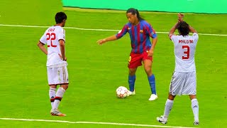 The Day Ronaldinho Destroyed Kaka & Paolo Maldini and Showed Who Is The Boss