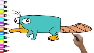 How to Draw Perry the Platypus | Phineas and Ferb