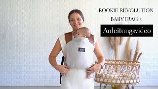 Rookie Revolution Babytrage | Anleitungsvideo - wie lege ich die Rookie Revolution an?